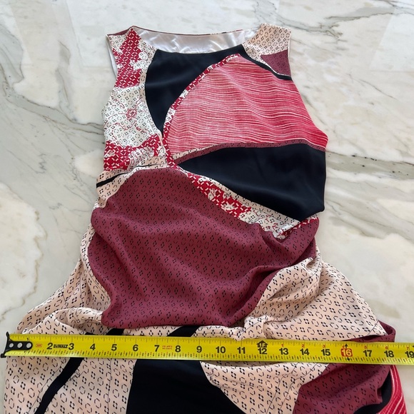 EMILIO PUCCI RED MULTI PRINT DRESS IT 46 / US 12 NWTS! - Picture 10 of 17